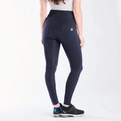 Horze Tara High Waist Silicone Full Seat Breeches -Equestrian Equipment Store 33186 navy 3789