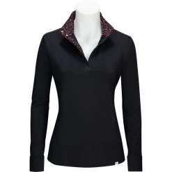 RJ Classics Maddie Long Sleeve Show Shirt W/ 37.5 Temperature Regulating Technology - Clearance -Equestrian Equipment Store 33198 caviarmicrofloral 1