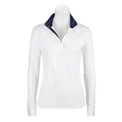 RJ Classics Maddie Long Sleeve Show Shirt W/ 37.5 Temperature Regulating Technology - Clearance -Equestrian Equipment Store 33198 cherries 3