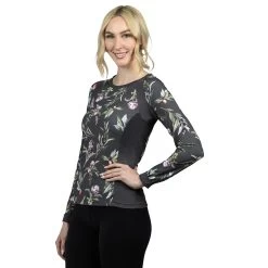 Kastel Signature Crew Neck Long Sleeve Sun Shirt - Clearance! -Equestrian Equipment Store 33200 asphaltartichokebotanical 2