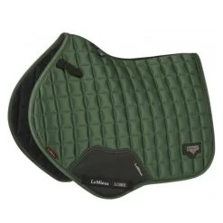LeMieux Loire Classic Close Contact Square Saddle Pad -Equestrian Equipment Store 33261 huntergreen