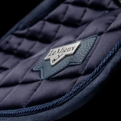 LeMieux Loire Classic Close Contact Square Saddle Pad -Equestrian Equipment Store 33261 navy dt 1