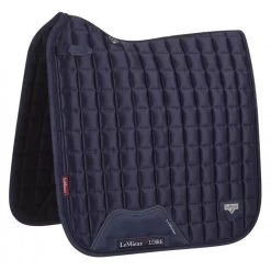 LeMieux Loire Classic Dressage Square Saddle Pad -Equestrian Equipment Store 33262 navy