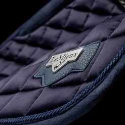 LeMieux Loire Classic Dressage Square Saddle Pad -Equestrian Equipment Store 33262 navy dt 1
