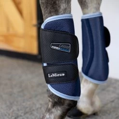 LeMieux Carbon Mesh Wrap Boots 8 LeMieux Carbon Mesh Wrap Boots -Equestrian Equipment Store 33287 mistnavy l1