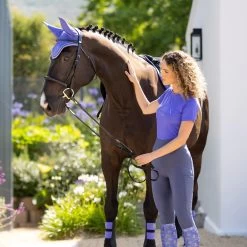 LeMieux Pull On Full Seat Silicone Breeches - Clearance! -Equestrian Equipment Store 33308 bluebell 4