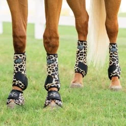 Professional's Choice 2XCOOL Sports Medicine Boots- Value Pack Of 4 -Equestrian Equipment Store 33362 cheetah l1