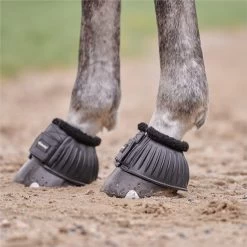 SmartPak Classic Fleece Top Bell Boots -Equestrian Equipment Store 33393 black 1629