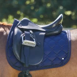 SmartPak Luxe Collection Dressage Saddle Pad -Equestrian Equipment Store 33397 navy 8901