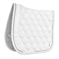 SmartPak Luxe Collection Dressage Saddle Pad -Equestrian Equipment Store 33397 white 2