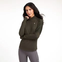 Ariat Facet Baselayer - Clearance! -Equestrian Equipment Store 33404 forestmist 1