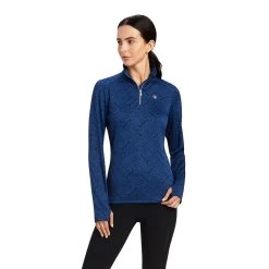 Ariat Prophecy 1/4 Zip Baselayer - Clearance! 19 Ariat Prophecy 1/4 Zip Baselayer - Clearance! -Equestrian Equipment Store 33405 estateblue 4