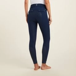 Ariat Tri-Factor Frost Full Seat Breech -Equestrian Equipment Store 33416 navy 3