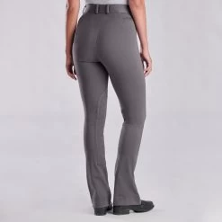 Piper Knit High-Rise Boot Cut Breeches By SmartPak - Knee Patch -Equestrian Equipment Store 33427 charcoal 7766