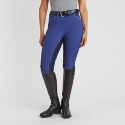 Piper Evolution High-Rise Breeches By SmartPak - Full Seat - Clearance! -Equestrian Equipment Store 33429 sapphireaquamarine 1