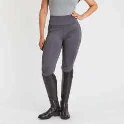 Piper Mid-Weight Tights By SmartPak - Full Seat 16 Piper Mid-Weight Tights By SmartPak - Full Seat -Equestrian Equipment Store 33432 charcoal 12043