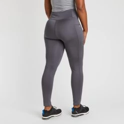 Piper Mid-Weight Tights By SmartPak - Knee Patch -Equestrian Equipment Store 33433 charcoal 11135