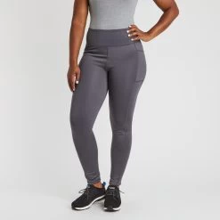 Piper Mid-Weight Tights By SmartPak - Knee Patch -Equestrian Equipment Store 33433 charcoal 11147