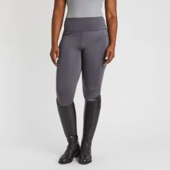 Piper Mid-Weight Tights By SmartPak - Knee Patch