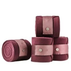 SmartPak Luxe Collection Polo Wraps - Clearance! -Equestrian Equipment Store 33486 plum 15824