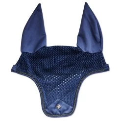 SmartPak Luxe Collection Ear Bonnet -Equestrian Equipment Store 33487 navy 9070
