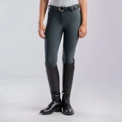 EGO7 EJ Jumping Knee Patch Breech 20 EGO7 EJ Jumping Knee Patch Breech -Equestrian Equipment Store 33617 dark grey 6639