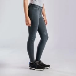 EGO7 EJ Jumping Knee Patch Breech 21 EGO7 EJ Jumping Knee Patch Breech -Equestrian Equipment Store 33617 dark grey 6650