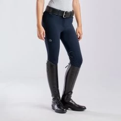 EGO7 EJ Jumping Knee Patch Breech 16 EGO7 EJ Jumping Knee Patch Breech -Equestrian Equipment Store 33617 navy 6576
