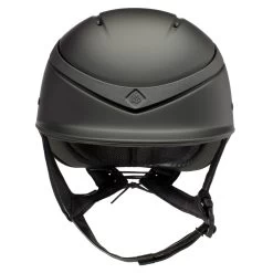 Charles Owen Luna Helmet 9 Charles Owen Luna Helmet -Equestrian Equipment Store 33637 blackmatte front