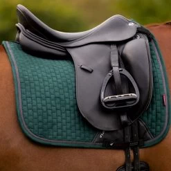 LeMieux Luxury Suede Dressage Pad -Equestrian Equipment Store 33640 spruce 1