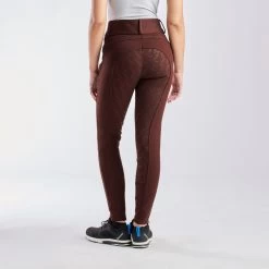 Horze Mia Thermo Silicone Full Seat Breeches 19 Horze Mia Thermo Silicone Full Seat Breeches -Equestrian Equipment Store 33710 dark brown 6016