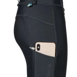 Back On Track Carmen Knee Patch Tights 10 Back On Track Carmen Knee Patch Tights -Equestrian Equipment Store 33784 black dt2