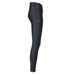 Back On Track Carmen Knee Patch Tights 9 Back On Track Carmen Knee Patch Tights -Equestrian Equipment Store 33784 black side2