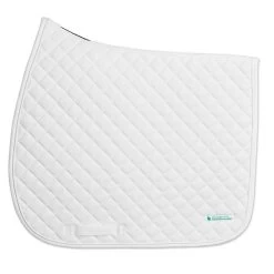 SmartPak Deluxe Organic Cotton Medium Diamond Dressage Saddle Pad 7 SmartPak Deluxe Organic Cotton Medium Diamond Dressage Saddle Pad -Equestrian Equipment Store 33836 white 1