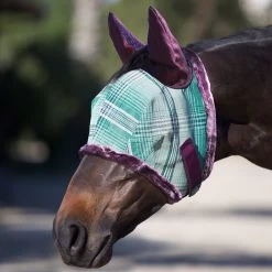 Kensington Fleece Fly Mask With Ears -Equestrian Equipment Store 33891 imperialjade