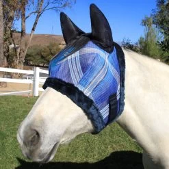 Kensington Fleece Fly Mask With Ears -Equestrian Equipment Store 33891 kentuckyblue