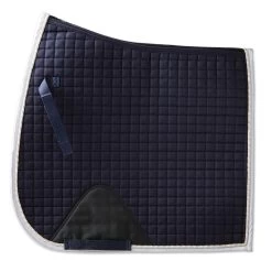 SmartPak Deluxe Dressage Saddle Pad With Mesh Spine And COOLMAX® 10 SmartPak Deluxe Dressage Saddle Pad With Mesh Spine And COOLMAX® -Equestrian Equipment Store 33913 navy 1