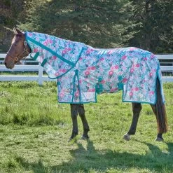 SmartPak Deluxe Patterned Fly Sheet W/ Earth Friendly Fabric -Equestrian Equipment Store 33954 floral 0691 b