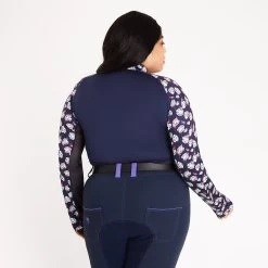 Piper SmartCore™ Block Print Long Sleeve ¼ Zip Sun Shirt - Clearance! 7 Piper SmartCore™ Block Print Long Sleeve ¼ Zip Sun Shirt - Clearance! -Equestrian Equipment Store 33994 flamingos 2