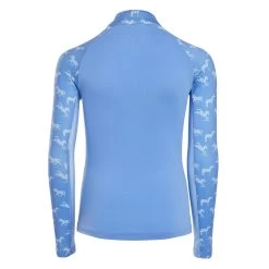 Piper SmartCore™ Block Print Long Sleeve Kids 1/4 Zip Sun Shirt By SmartPak - Clearance! -Equestrian Equipment Store 34004 runninghorses 26439