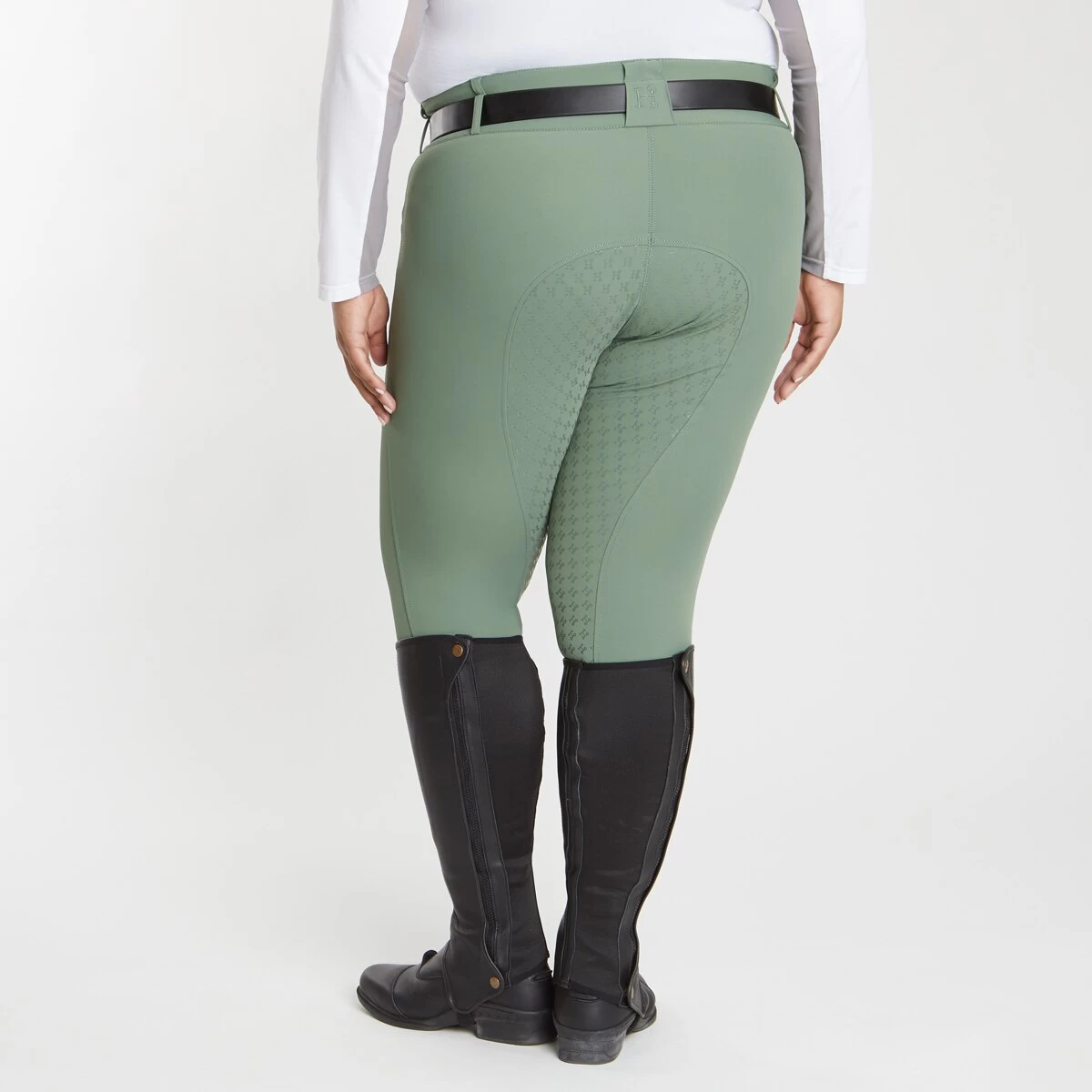 Hadley Curvy Fit Grip Breeches By SmartPak- Full Seat - Clearance! 2 Hadley Curvy Fit Grip Breeches By SmartPak- Full Seat - Clearance! - Image 2