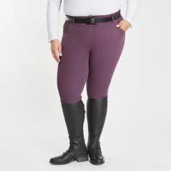 Hadley Curvy Fit Grip Breeches By SmartPak- Full Seat - Clearance! 12 Hadley Curvy Fit Grip Breeches By SmartPak- Full Seat - Clearance! -Equestrian Equipment Store 34028 darkplum 1087