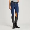 Piper Stretch Denim Breeches By SmartPak- Knee Patch