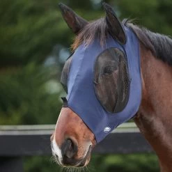 WeatherBeeta Deluxe Stretch Bug Eye Saver With Ears -Equestrian Equipment Store 34092 navy 1