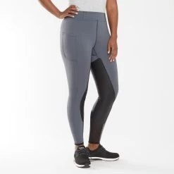 FITS PerforMax Pull On Full Seat Breeches -Equestrian Equipment Store 34123 graphite 3a