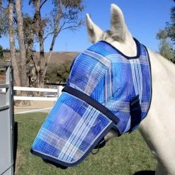 Kensington Fly Mask W/Removable Nose Without Ears -Equestrian Equipment Store 34175 kentuckyblue