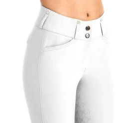 Tredstep Evolute Full Seat Breeches 9 Tredstep Evolute Full Seat Breeches -Equestrian Equipment Store 34247 white 3a