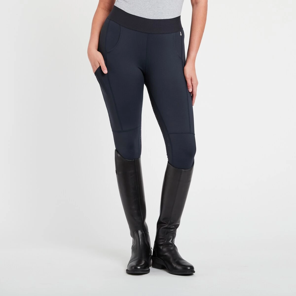 Horze Nadia Women's 4-Pocket Full Seat Tights 1 Horze Nadia Women's 4-Pocket Full Seat Tights