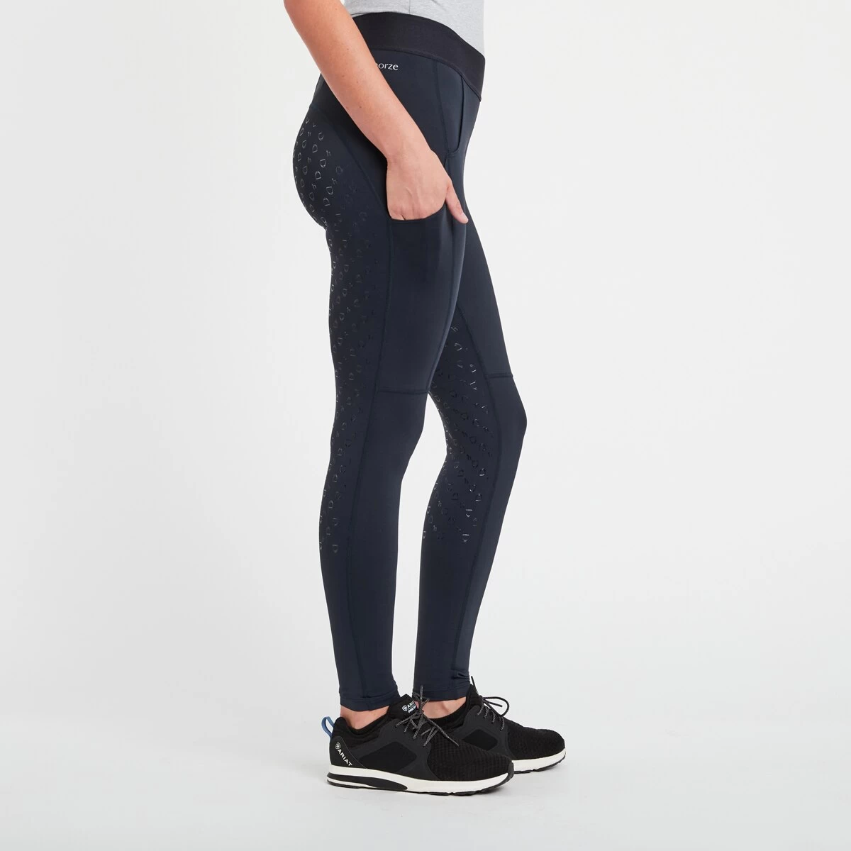 Horze Nadia Women's 4-Pocket Full Seat Tights 2 Horze Nadia Women's 4-Pocket Full Seat Tights - Image 2