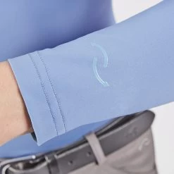 SmartTherapy® ThermoBalance® Ceramic Crew Long Sleeve Tee - Clearance! -Equestrian Equipment Store 34396 periwinkle 2714